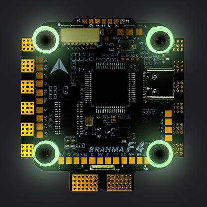 STACK 450 | BRAHMA F4 MK - III + VISHNU 50 MK - II | Flight Controller & ESC stack for UAV / Drone | Manufactured In India - Darkmatter®